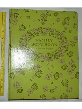 Piano Sheet Music Reader's Digest Family Song Book 1969 vintage
